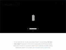 Tablet Screenshot of crossfit727.com